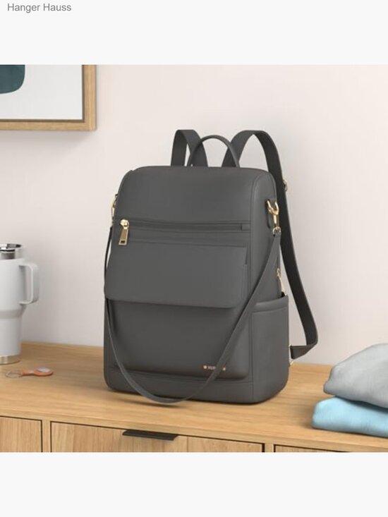 Leather Anti-Theft Mini Backpack Purse Convertible Travel Bag main image 5